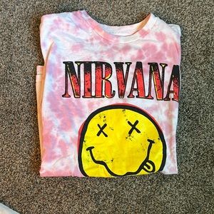 tie dye nirvana shirt